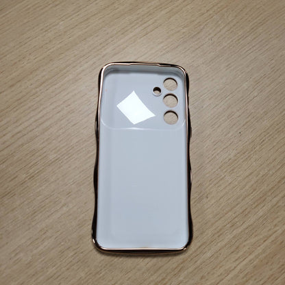 300080 - CASELOVER – Mbulesë Telefoni për Samsung Galaxy A55 5G, mbulesë në formë zemre, TPU prej silikoni, mbrojtëse për kamerën, e bardhë