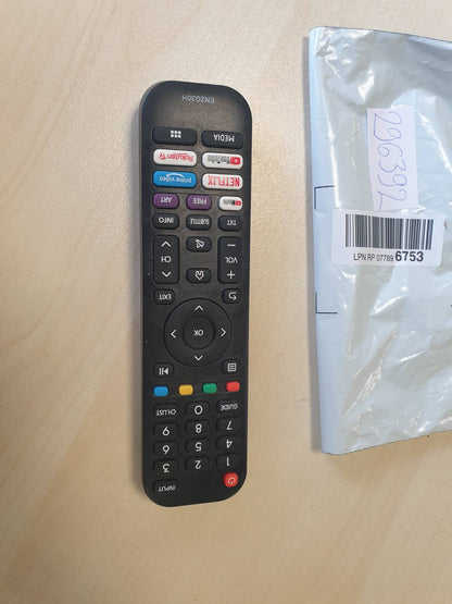 296392 - Hisense Telekomandë e re zëvendësuese EN2G30H/EN2A30, e pajtueshme me televizorët inteligjentë Hisense VIDAA LCD LED 4K UHD, me butona shkurtore për Netflix, Prime Video, YouTube dhe Rakuten