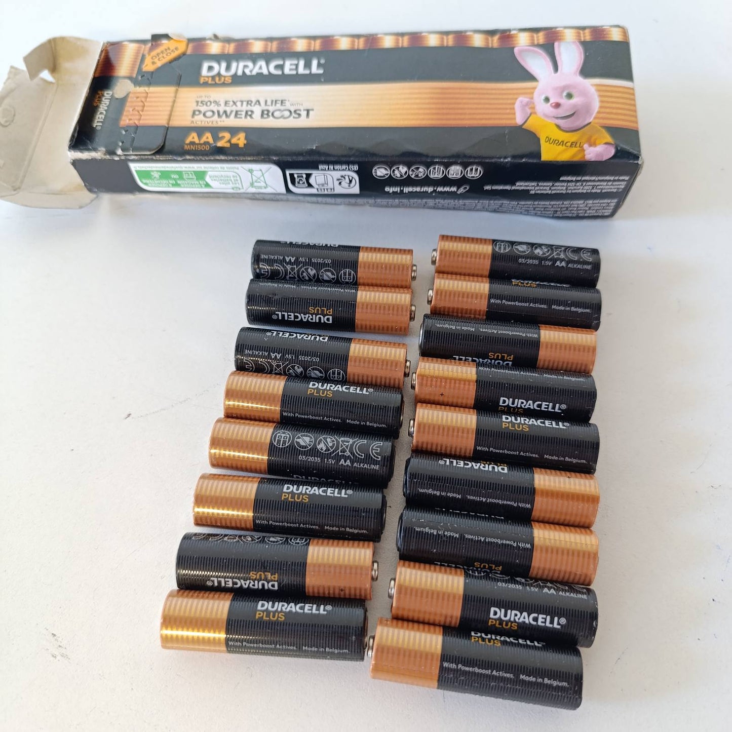 276846 - DURACELL Bateri Plus AA (paketë me 24 bateri) – Bateri alkaline 1.5 V