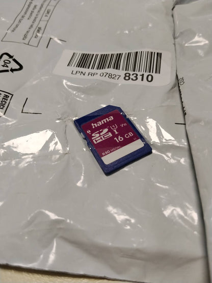 296438 - HAMA - Kartë memorieje SDHC 16GB Klasa 10 UHS-I 80MB/s