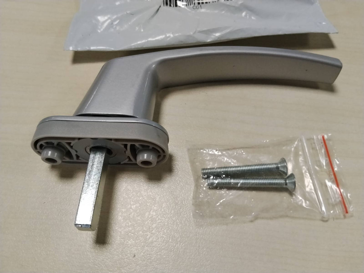 314719 - ABUS Dorezë dritareje FG50 - kyçje dritareje me buton shtytës, argjendi