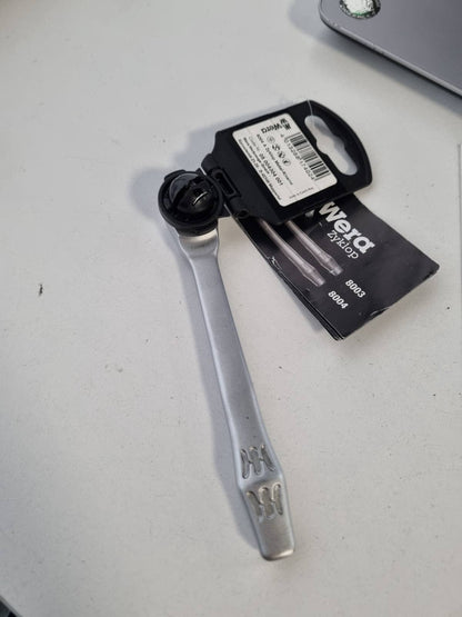 313288 - WERA Mekanizëm rrotullues katror 1/4 inç, çelik CrMo, gjatësi 141 mm