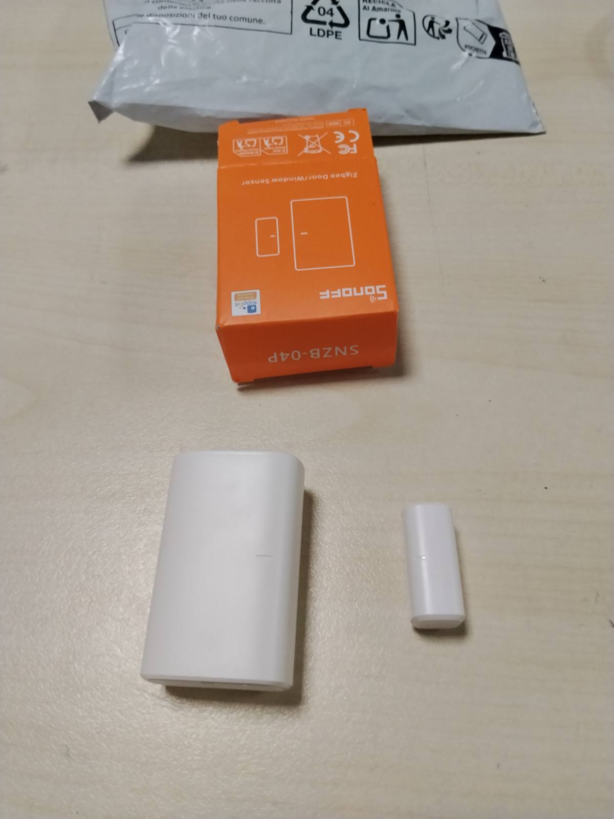 314283 - SONOFF Sensori i derës dhe dritares SNZB-04P Zigbee, sistem alarmi inteligjent, kërkon qendër Zigbee, i pajtueshëm me Alexa dhe Google Assistant