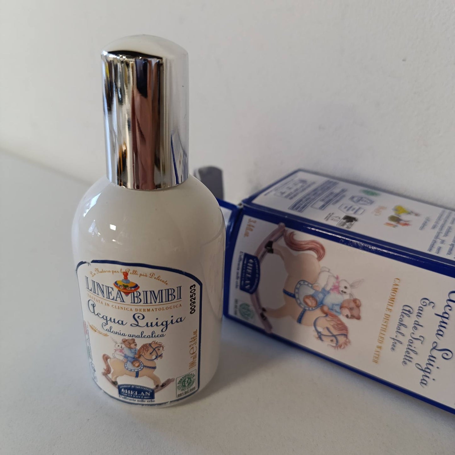 317769 - HELAN Linea Bimbi Bio - Parfum me aromë agrume për fëmijë dhe bebe, Eau de Cologne Parfum për fëmijë për vajza dhe bebe në sprej, Sprej aromatik për trupin me efekt qetësues dhe kamomil, Prodhuar në Itali, 100 ml