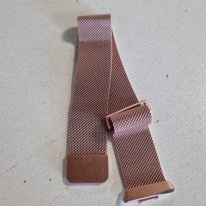 320634 - RRIP DORE METALIK Amzpas për orën Huawei Fit 3/4/4 Pro, Rrip zëvendësues prej çeliku inox, Kapëse e fortë magnetike, Rozë