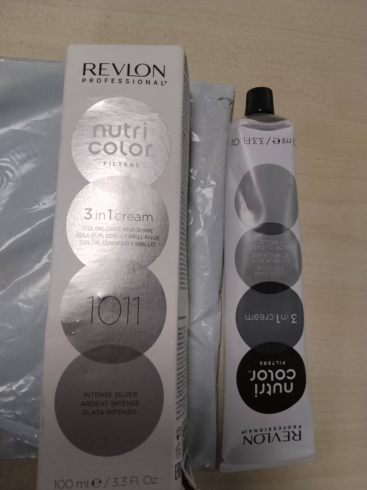 318618 - REVLON FILTRA PROFESIONALE Nutri Color – FILTRA METAL-ICE 1011 Intense Silver, 100 ml, maskë ngjyrosëse me INSTA-PIC-TECHNOLOGY, vegane