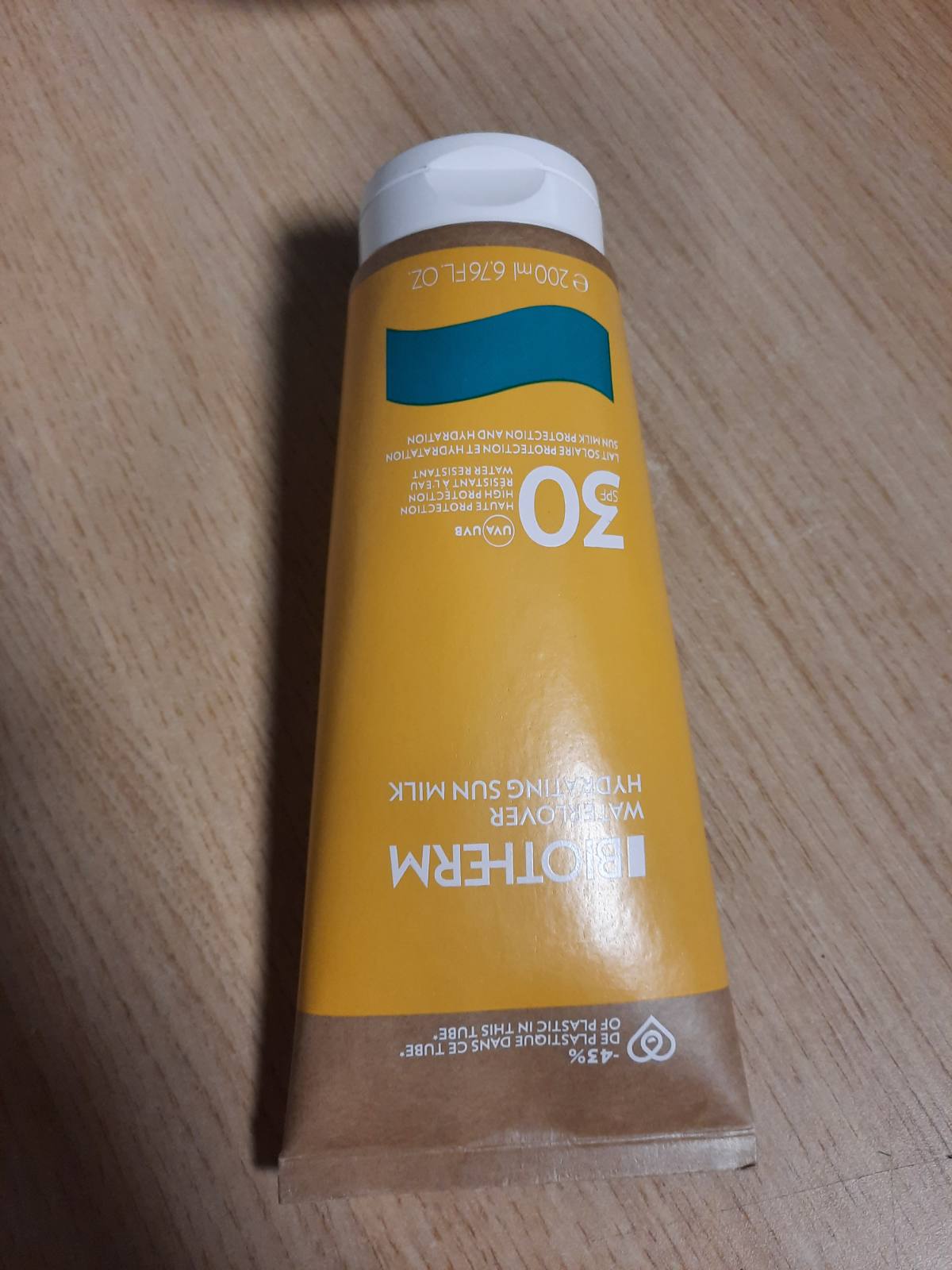 300719 - Biotherm - Waterlover Hydrating Sun Milk SPF 30, krem mbrojtës nga dielli, 200ml, rezistent ndaj ujit