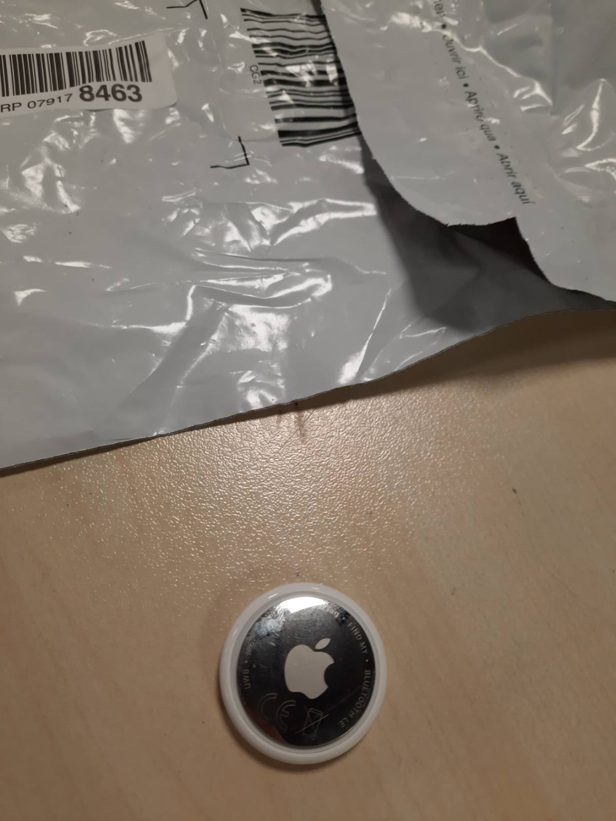 273491 - APPLE AirTag (gjenerata e 2-të), gjurmues për varëse çelësash, portofolë, sinjal të dëgjueshëm, konfigurim me një prekje me iPhone ose iPad