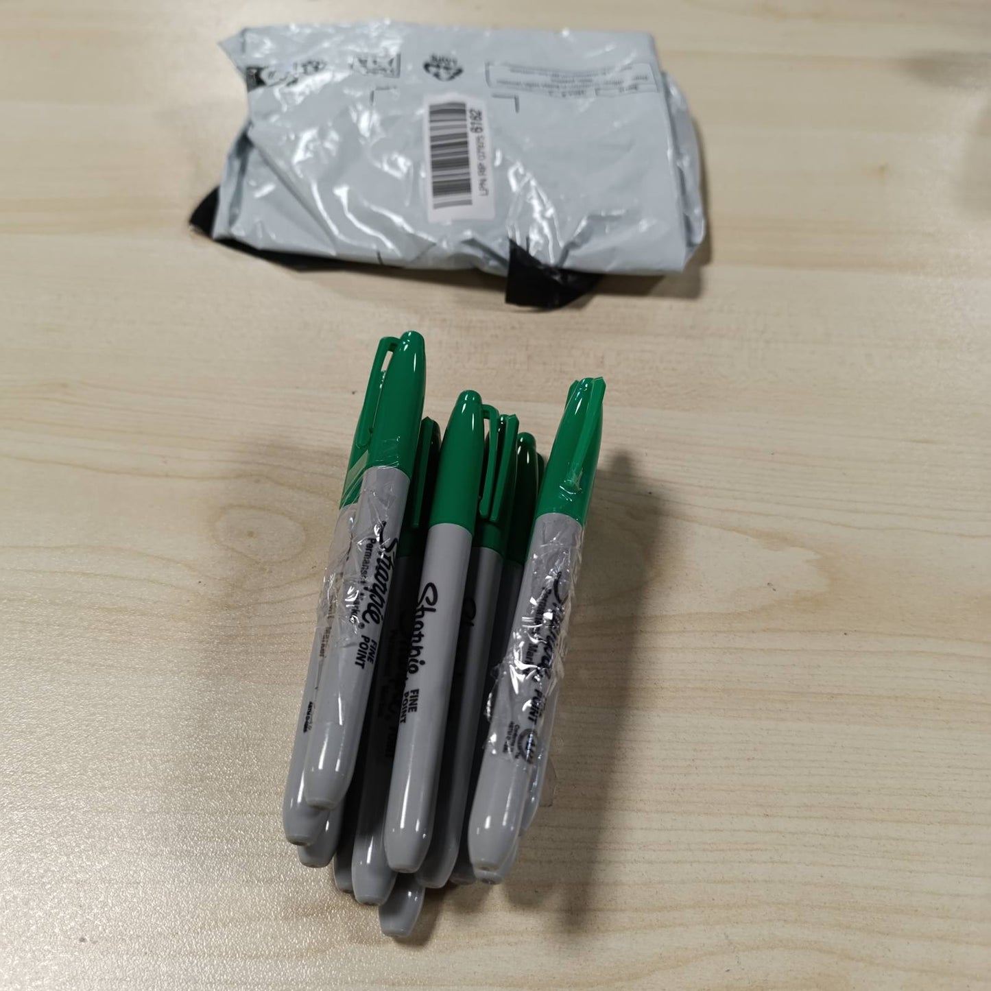 268764 - Sharpie - Shënjues të përhershëm me majë të hollë, jeshile, pako me 12 copë