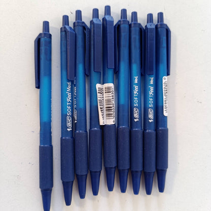277109 - BIC Stilolaps Soft Feel Clic, Blu – Kapëse, i tërheqshëm, pako me 12 copë