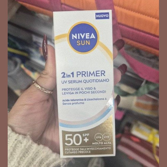 301498 - Serum dhe krem fytyre 2-në-1 me primer dhe mbrojtje UV, SPF 50+ – 30 ml.