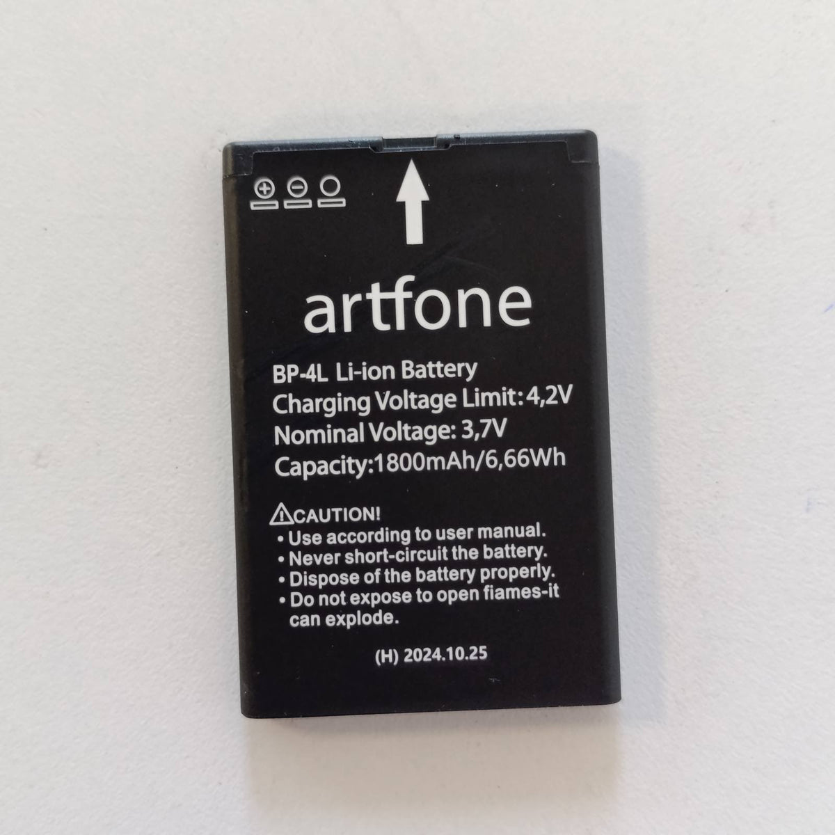 296210 - ARTFONE Bateri zëvendësuese 1800mAh për telefonin celular A400 / C1 për të moshuarit