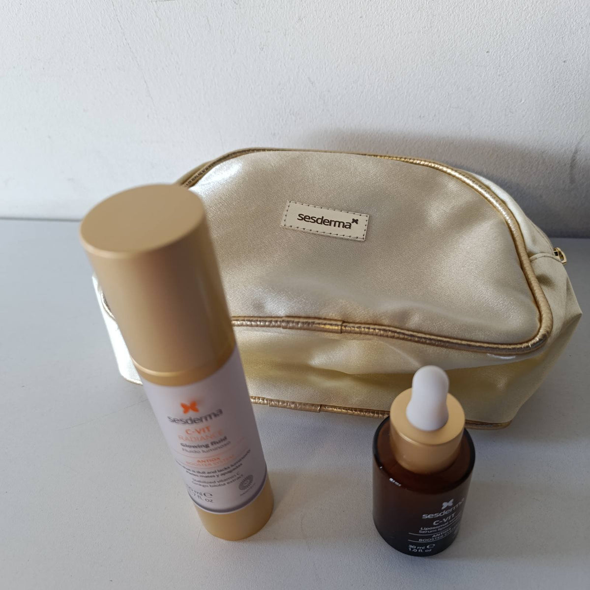 320981 - Sesderma C-VIT Set Krishtlindjesh, Krem Shkëlqimi 50 ml + Serum 30 ml, Set Anti-Plakje me Vitaminë C