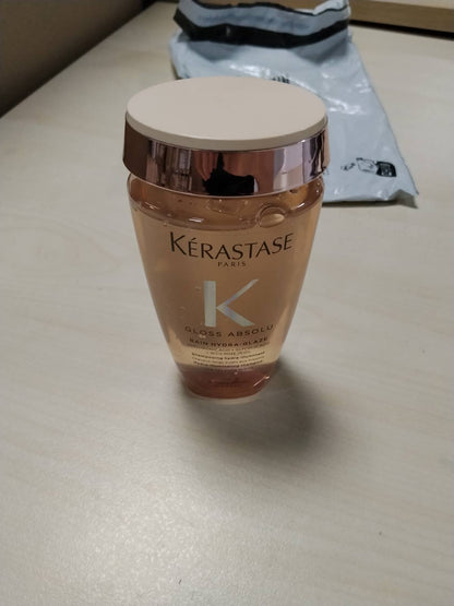 297000 - KERASTASE Gloss Absolu Shampo Hydra-Glaze, 250 ml, Acid Hialuronik, Acid Glikolik, për flokë të gjatë dhe të prirur ndaj kaçurrela
