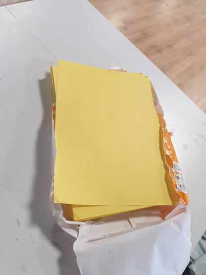 274002 - REY® ADAGIO, letër me ngjyrë të verdhë limoni, 80g, A4, PEFC™, pako me 500 fletë