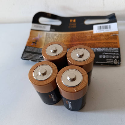 274320 - DURACELL Bateri Plus D, LR20, 4 copë, bateri alkaline D për pajisje të përditshme