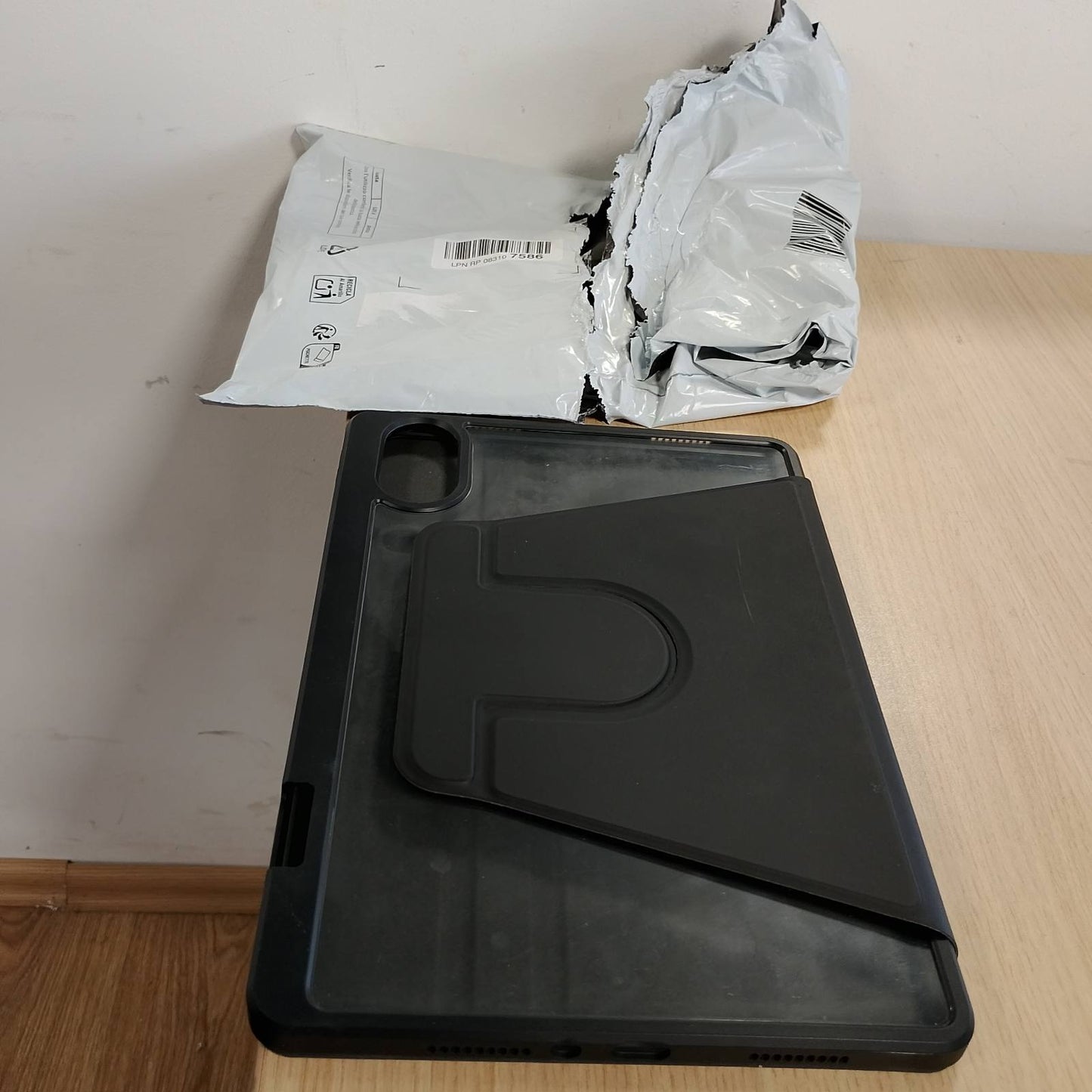 320432 - A-BEAUTY Mbajtëse rrotulluese e pajtueshme me Xiaomi Redmi Pad 2 11 inç 2025, 360° rrotullim, Fjetje/Zgjim automatik, e zezë
