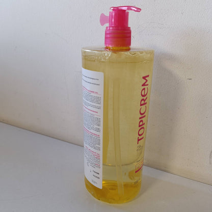 318391 - TOPICREM Vaj Dushi Ultra-Hidratues, Xhel Dushi për Fytyrën dhe Trupin, 1000 ml, për lëkurë të ndjeshme dhe të thatë