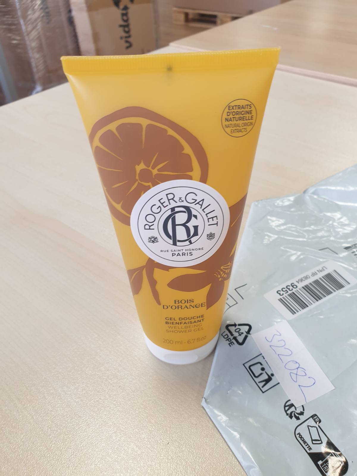 322082 - ROGER&GALLET Bois d'Orange - Xhel Dushi Wellness - 200ml