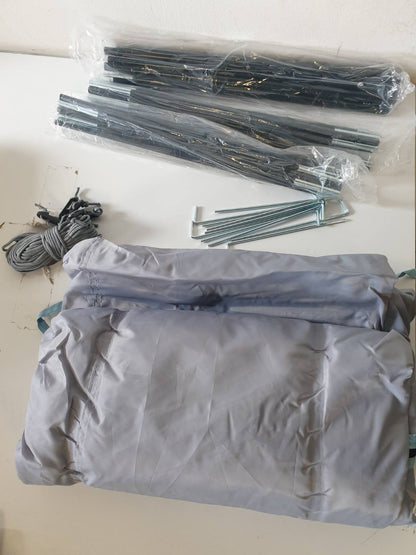 312857 - ELEGEAR Strehë plazhi me çadër dielli, çadër dielli portative plazhi