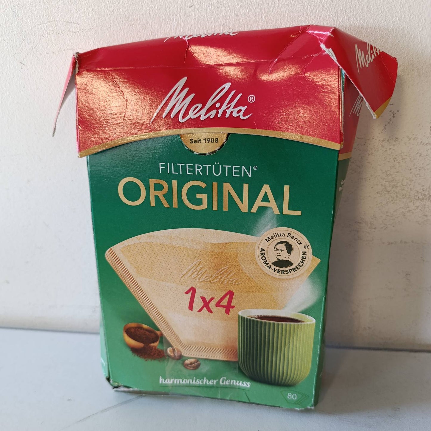 275998 - MELITTA Qese Filtri Original 80 copë (1 pako)