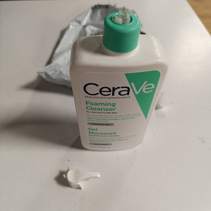 321435 - CERA VE - Pastrues me xhel shkumë për fytyrën - 473ml - Ceramide dhe acid hialuronik - Pa aromë