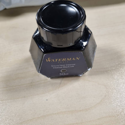 310462 - WATERMAN Bojë për Stilolaps, e zezë intensive, shishe 50 ml