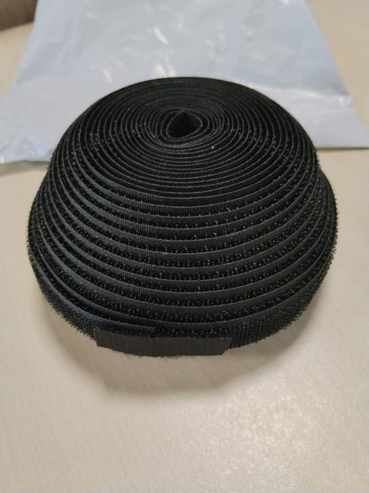 296476 - Shirit me grep dhe lak për qepje, set 16 mm x 5 m, E zezë