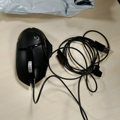 295632 - LOGITECH Maus lojërash me tela G G502 HERO, sensor HERO 25K, 25,600 DPI, RGB, peshë e rregullueshme, 11 butona të programueshëm, memorie e integruar, PC/Mac - i zi