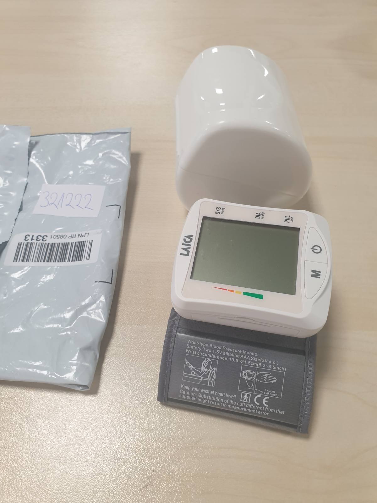 321222 - LAICA - Aparat për monitorimin e presionit të gjakut BM1006W, plotësisht automatik