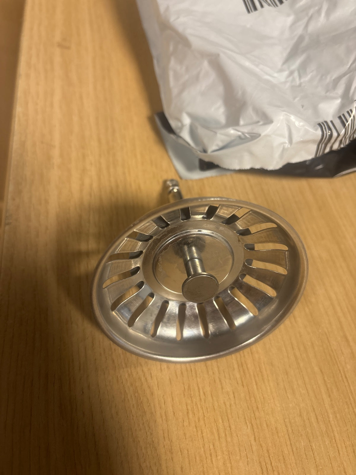 289214 - Blanco Shportë filtri 119146, 7.9 cm | 3.5" | me kunj për funksionim ekscentrik, 18 vrima kullimi, Pjesë këmbimi origjinale, Çelik inox