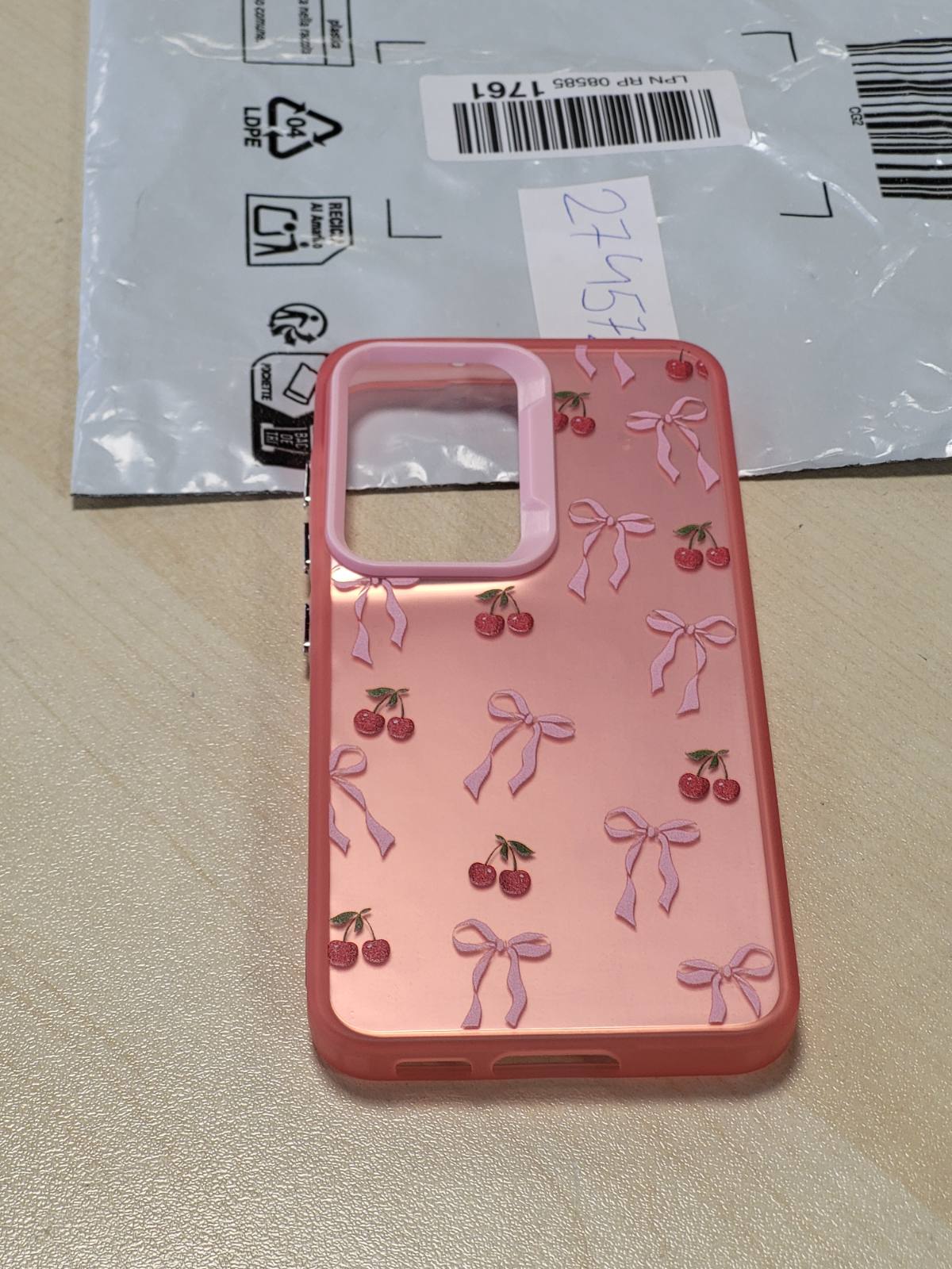 274572 - ZTOFERA Mbulesë rozë për Samsung Galaxy S23 5G (6.1"), Mbrojtëse prej silikoni të fortë për vajza dhe gra, Ngjyrë qershie