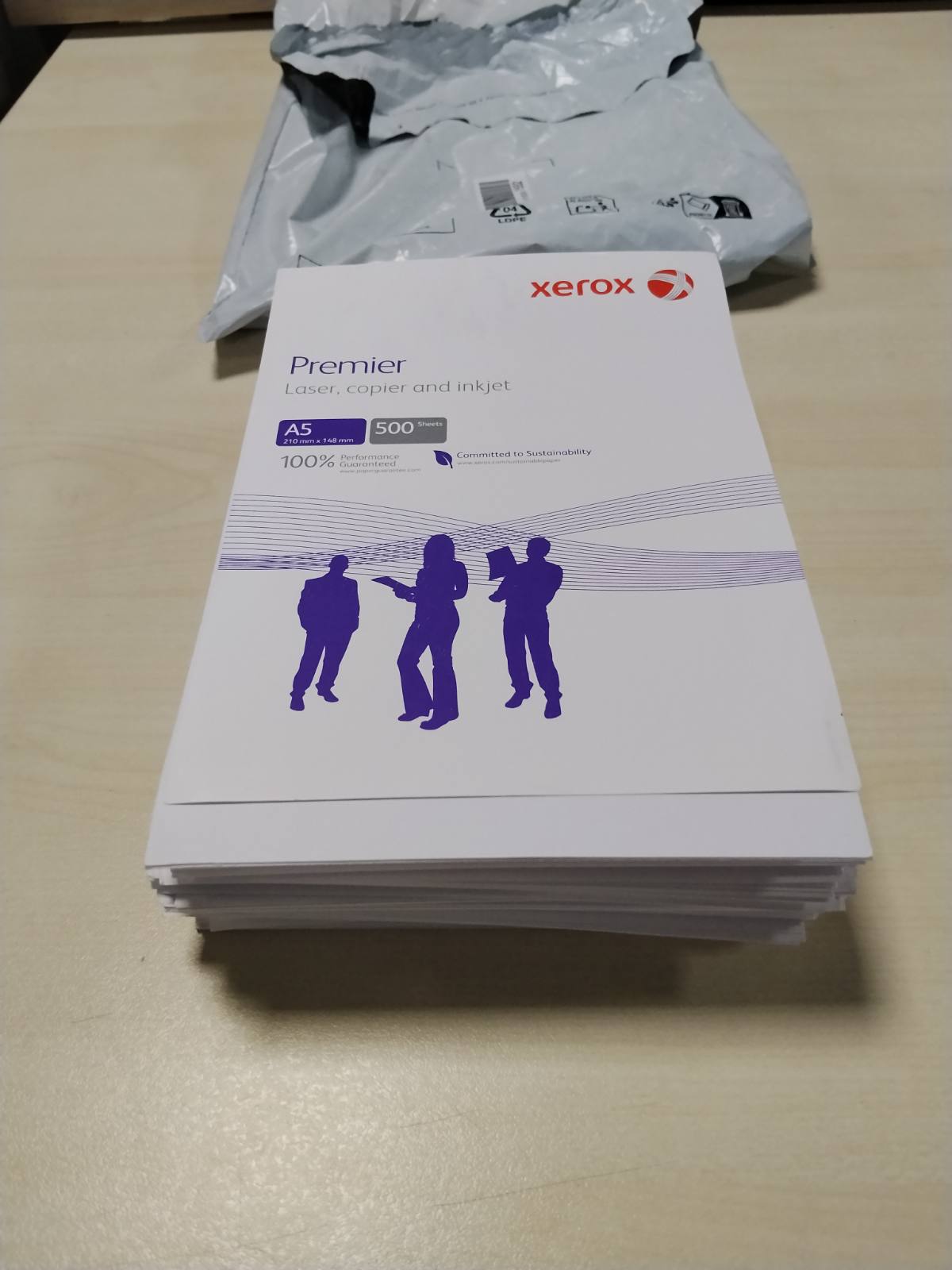 310652 - Letër fotokopjimi dhe printeri Xerox Premier ECF, DIN A5, 80 g/m², 500 fletë, 148 x 21 mm