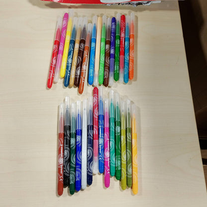 296351 - STABILO - Markera ngjyrosës - Kuti kartoni x 30 markera me majë të mesme - ngjyra të ndryshme
