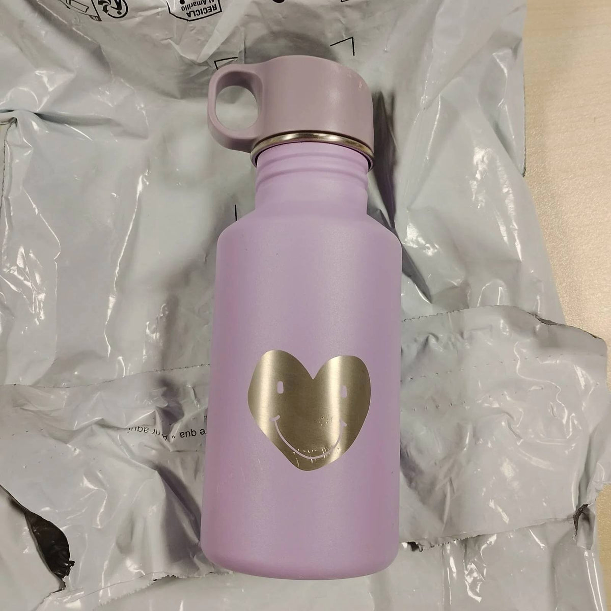 297306 - LÄSSIG Shishe uji prej çeliku inox 500ml, pa BPA, e papërshkueshme nga rrjedhjet, me kapak jargavani, për fëmijë, çerdhe, parashkollor