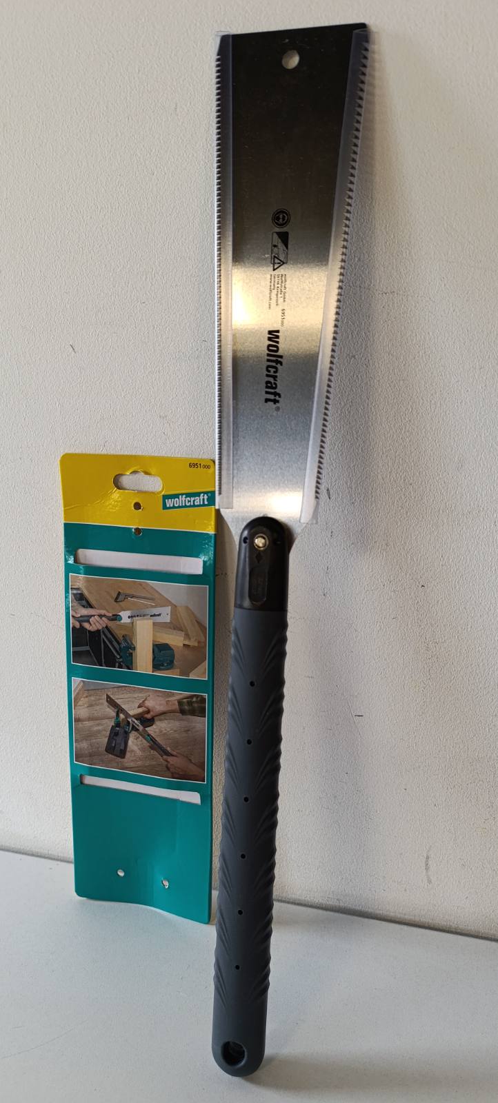 322442 - WOLFCRAFT Sharrë japoneze Ryoba, sharrë tërheqëse me dhëmbë të dyanshëm për dru, 240 mm
