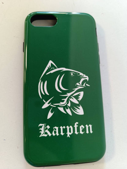 273818 - Bluzë me krap - mbulesë telefoni për peshkim për iPhone SE (2020) / 7 / 8