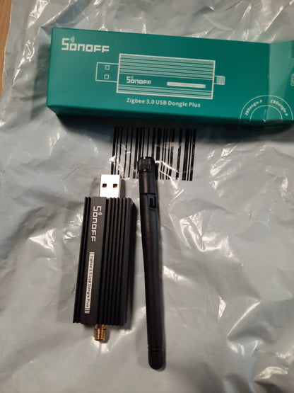 313607 - SONOFF Zigbee 3.0 USB Dongle Plus, Zigbee Gateway TI CC2652P + CP2102N USB Stick, Qendër Zigbee për ZHA në Asistentin e Shtëpisë ose Zigbee2MQTT, Open HAB