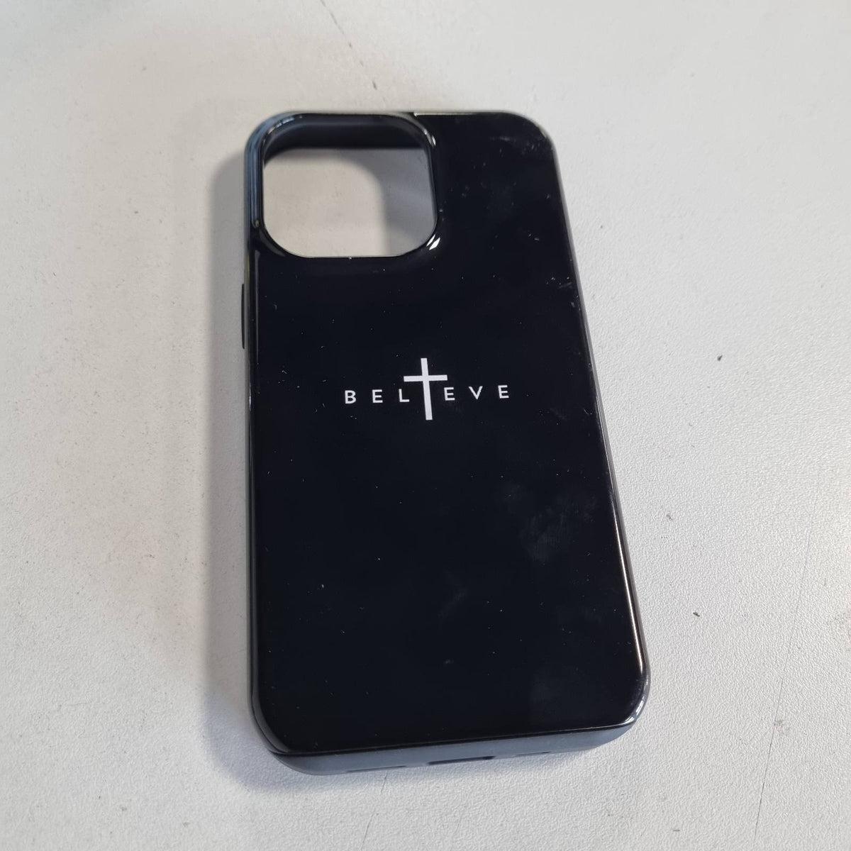 309098 - MBËSHTJELLËS PËR IPHONE 13 PRO, UNË BESOJ NË JEZU KRISHTIN, KRYQ FETAR