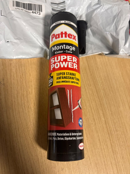 335193 - PATEX Ngjitës montimi Super Power, për përdorim të brendshëm dhe të jashtëm, 1 x 370g