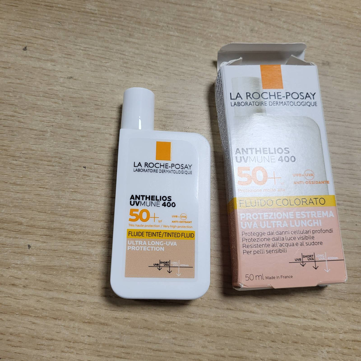 306242 - LA ROCHE-POSAY Anthelios Invisible Fluid, SPF 50+, 50 ml, për lëkurë të ndjeshme, teknologji Mexoryl dhe Netlock