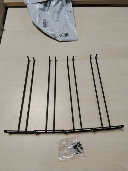 314839 - SELECTED Mbajtëse Gotash Vere e Varur me 4 Pjesë, 30 cm, e Zezë, për Bar
