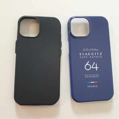 305433 - KASË PËR IPHONE 15 BIARRITZ 64, MATERIAL: PLASTIK, NGJYRË: E ZEZË