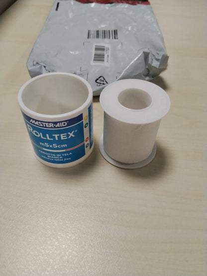 306849 - MASTER AID Rolltex – 5 mx 5 cm – 1 Produkt