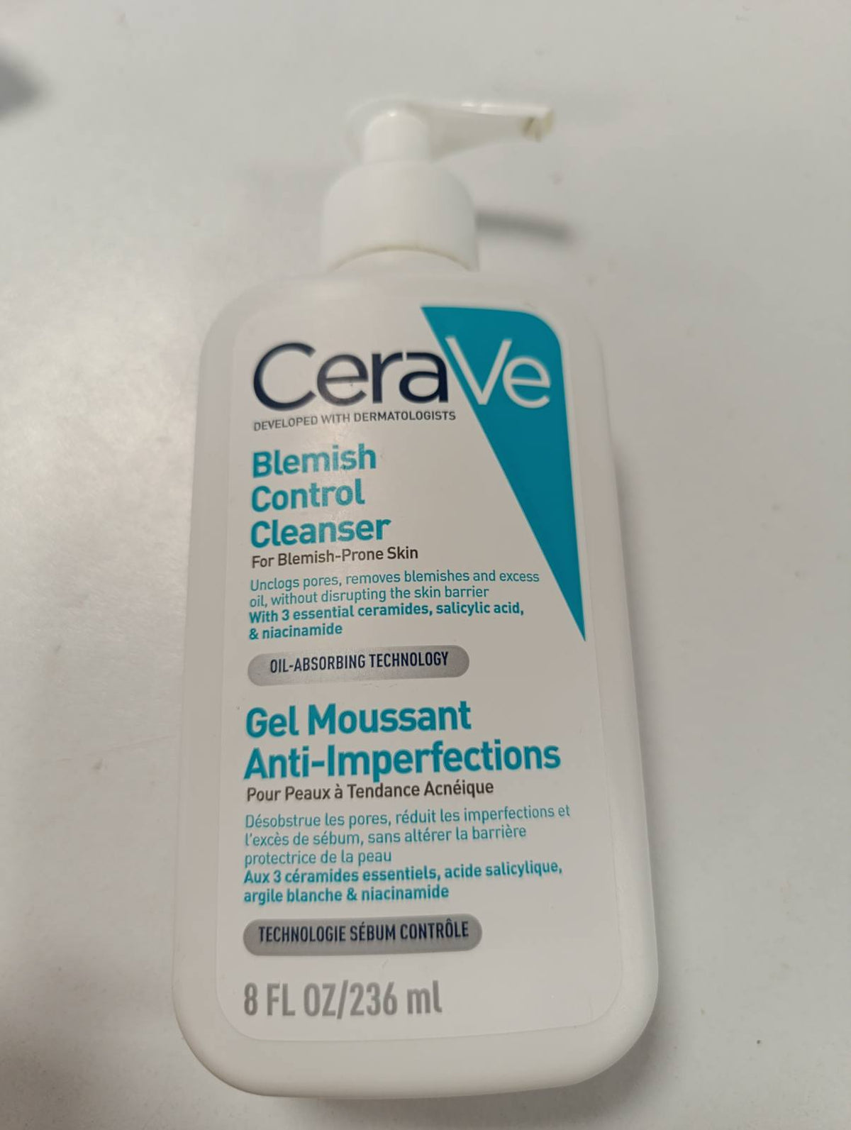 301269 - CERAVE Xhel pastrues me shkumë për pastrimin e thellë të poreve me acid salicilik, 236 ml