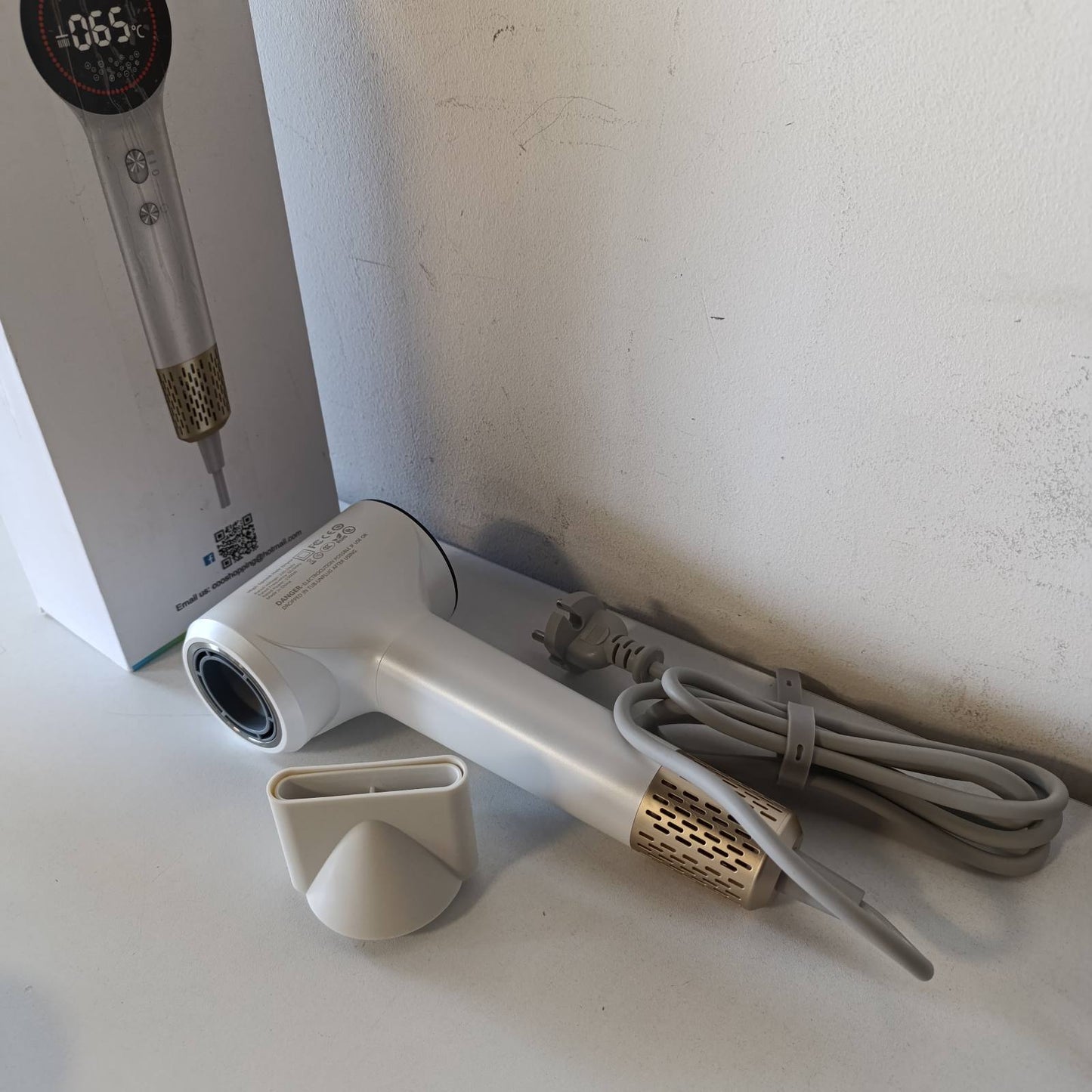 275107 - TQQ Tharëse flokësh profesionale, motor pa furça 110,000 RPM, 57 dB, për në shtëpi dhe udhëtim