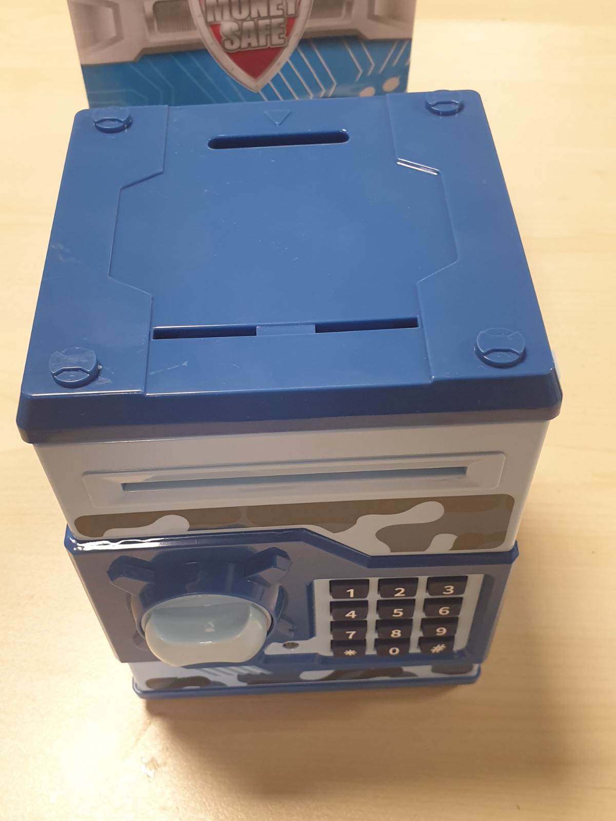 197157 - PUP GO Lodër Elektronike ATM për Fëmijë 3-12 Vjeç, Kasafortë me Fjalëkalim për Monedha dhe Kartëmonedha, Lodër Edukative, Material Plastike, Blu