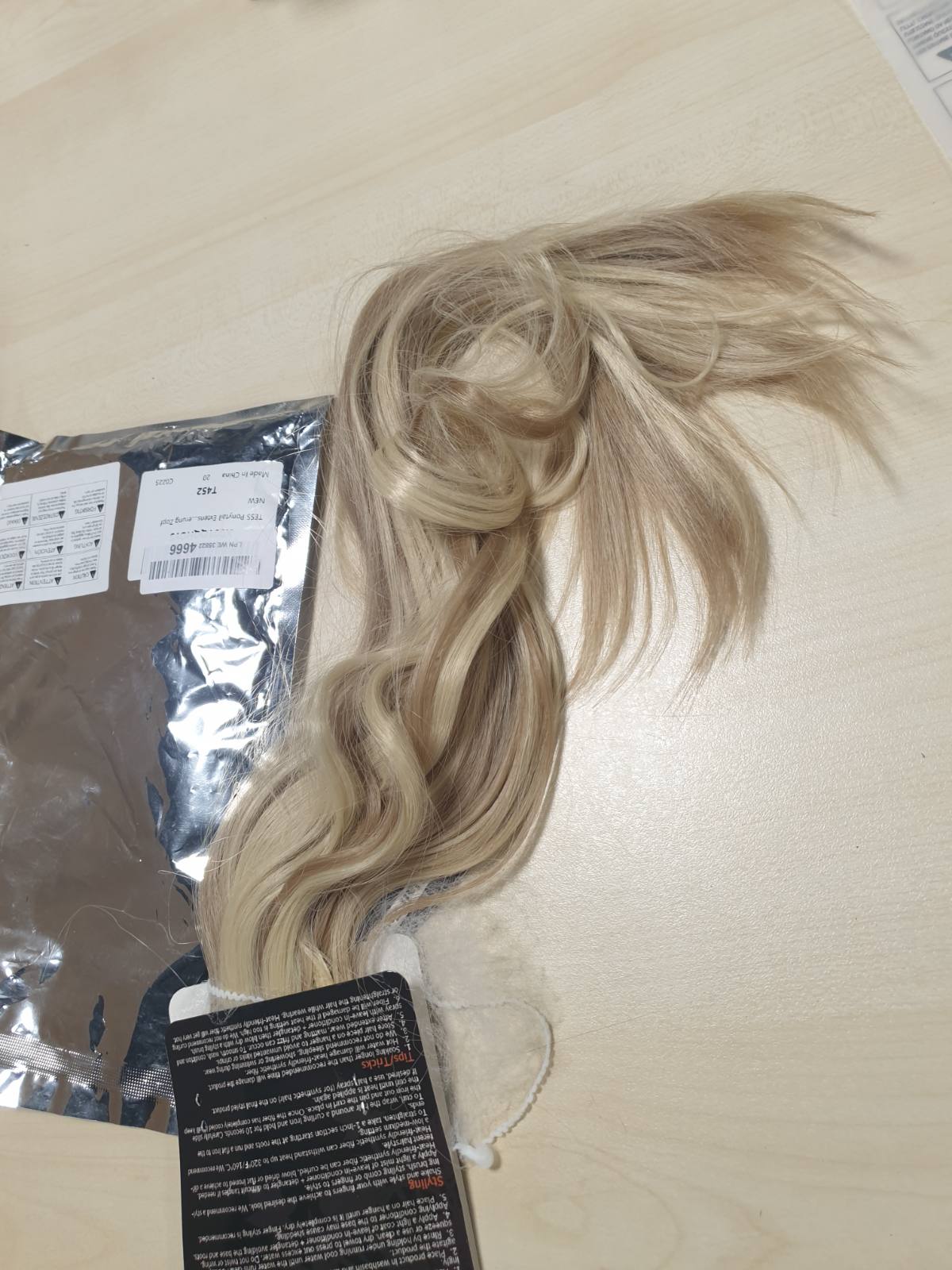 272437 - TESS Zgjatje bisht kali Blonde Hir Balayage (#16P613), 90g