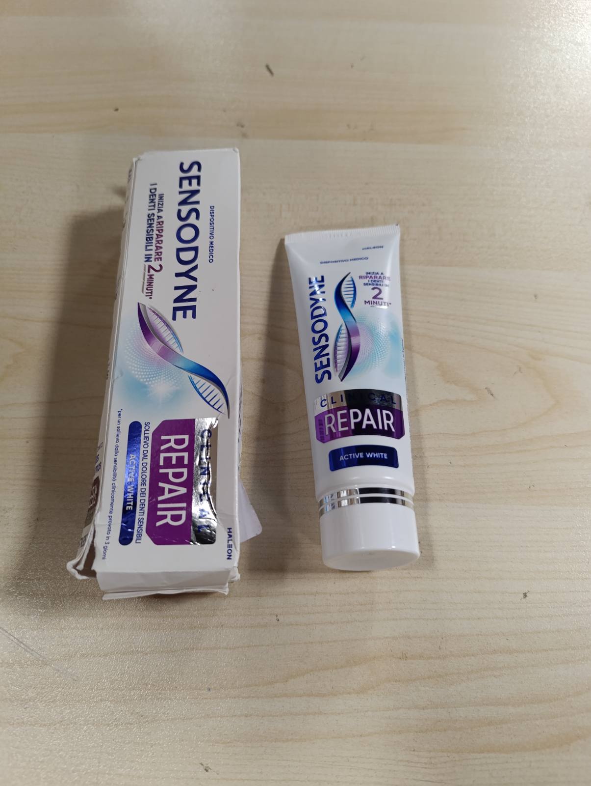 272439 - SENSODYNE Pastë dhëmbësh Clinical Repair Active White për dhëmbë të ndjeshëm, 75 ml