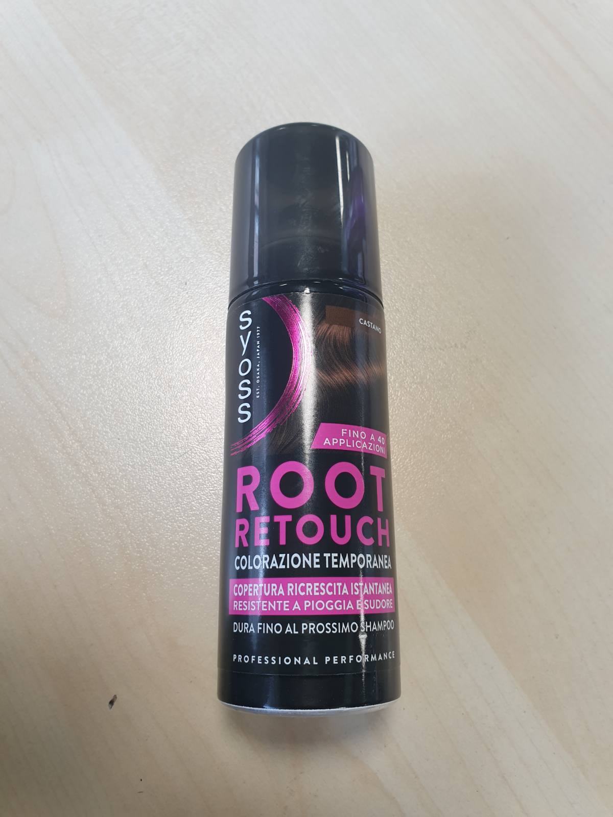 272344 - SYOSS Root Retouch Sprej për Ngjyrë të Përkohshme të Flokëve, Kafe 120 ml, Retushon flokët gri, rezistentë ndaj shiut dhe djersës, Deri në 40 aplikime